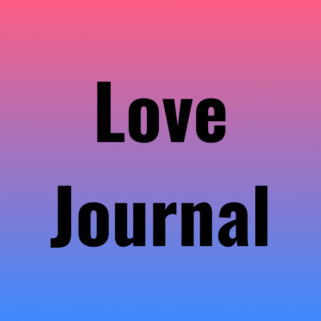 Text Reads: "Love Journal"