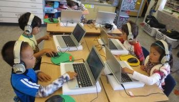 kids at computers