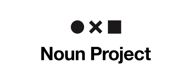 The Noun Project logo with wordmark