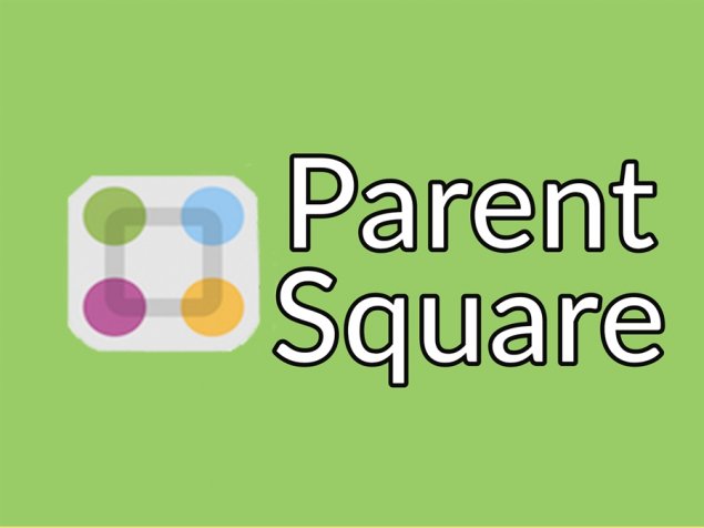 Parent Square logo with green background