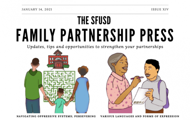 Cover of the 14th issue of the Family partnership Press