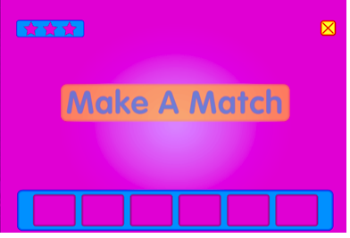 Make a Match title on purple screen