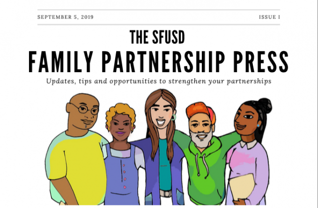 First page of the Family Partnership Press Issue I