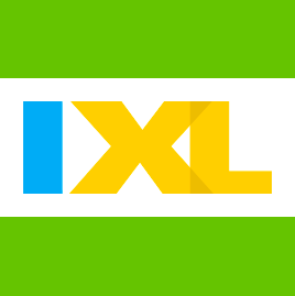 Blue 'I' , yellow 'x' , yellow 'l' green rectangles at top and bottom. 