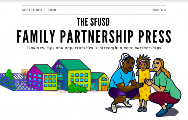 Title page for issue 10 of the Family Partnership Press newsletter