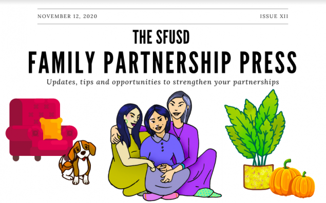 Issue 12 of the SFUSD Family Partnership Press