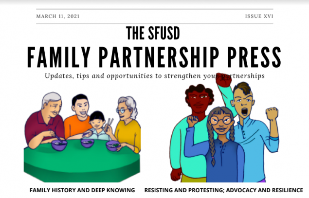 First page of Issue XVI of the Family Partnership press