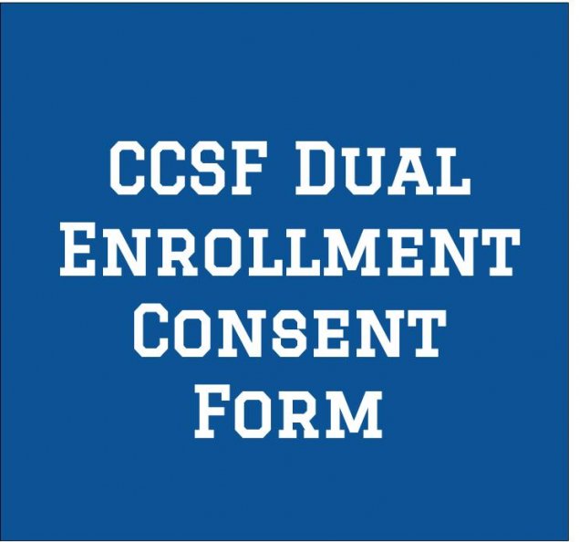 CCSF Dual Enrollment Consent Form