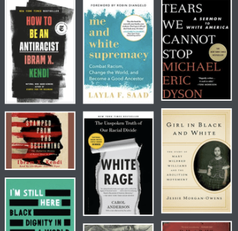 Books on San Francisco Public Library's Anti-racism book list