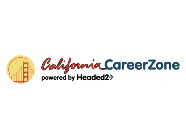 logo of california career zone with golden gate bridge